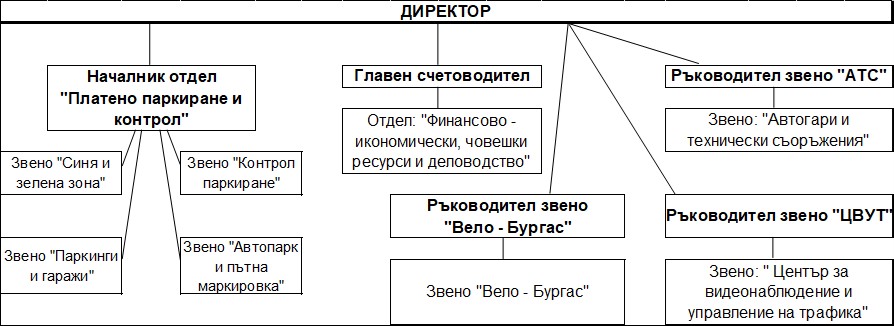 ОРГАНИЗАЦИОННО – УПРАВЛЕНСКА СТРУКТУРА 